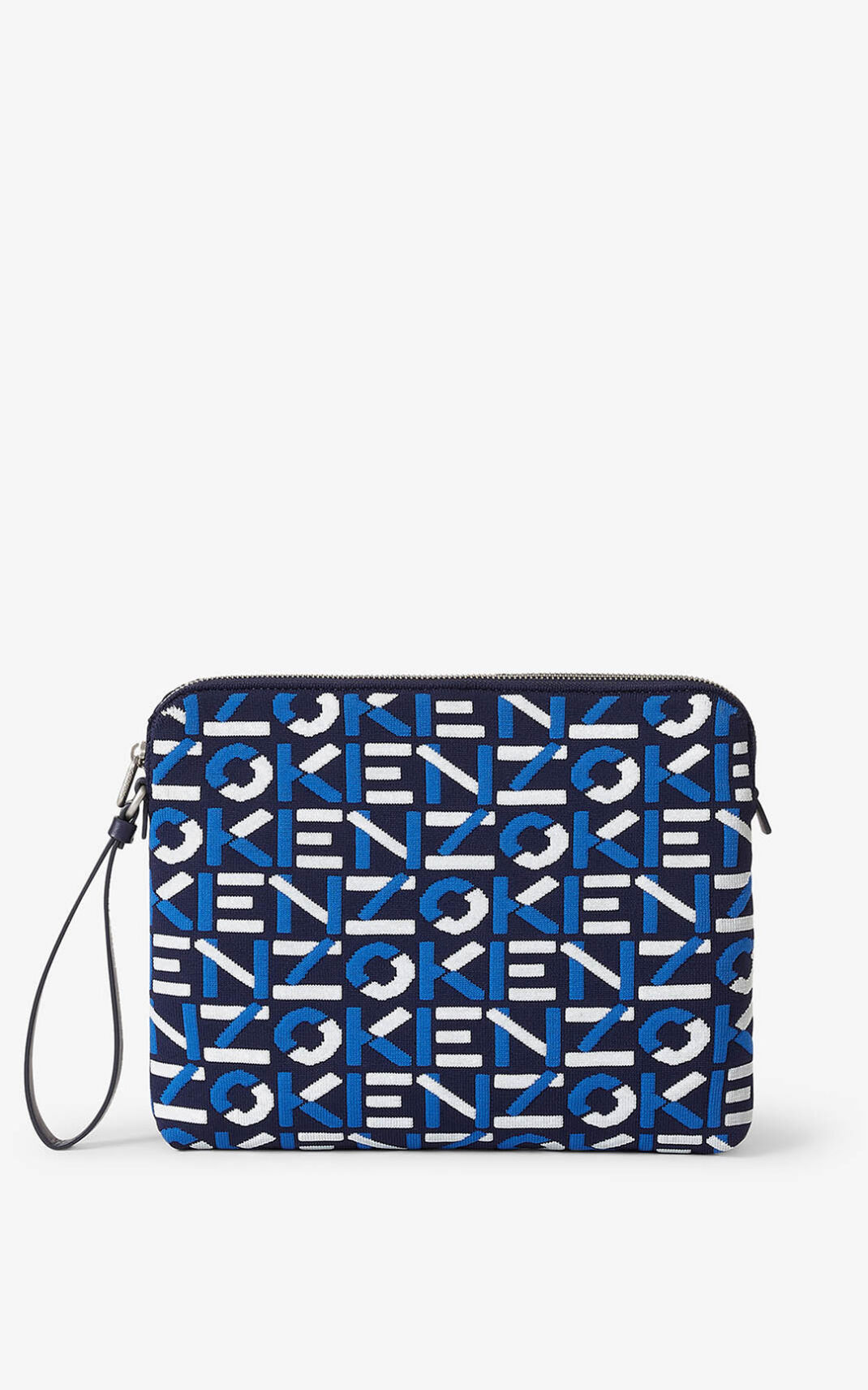 Clutch Kenzo Skuba monogrammed Hombre Azules NFX570384